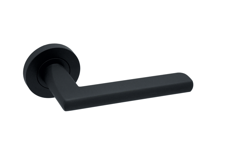 Parma Matt Black Door Handle Pack