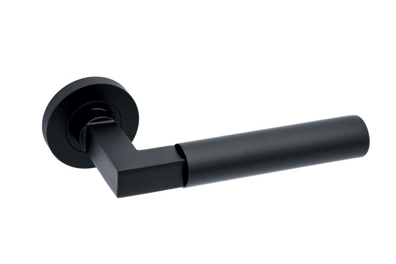 Verona Matt Black Door Handle Pack Door Handle Pack LPD Doors 