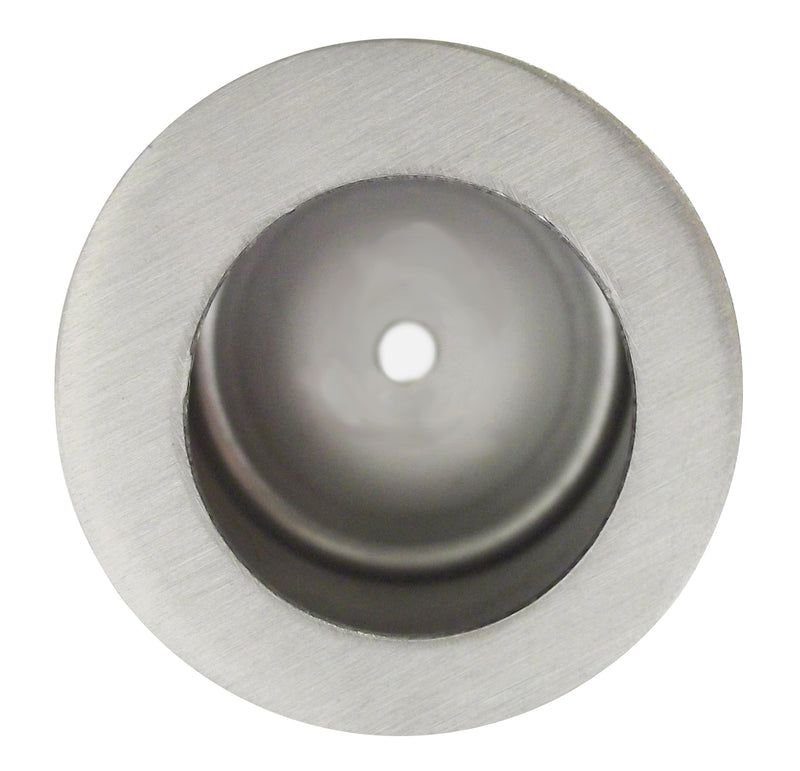 Virgo Satin Chrome Pocket Door Finger Pull Ironmongery