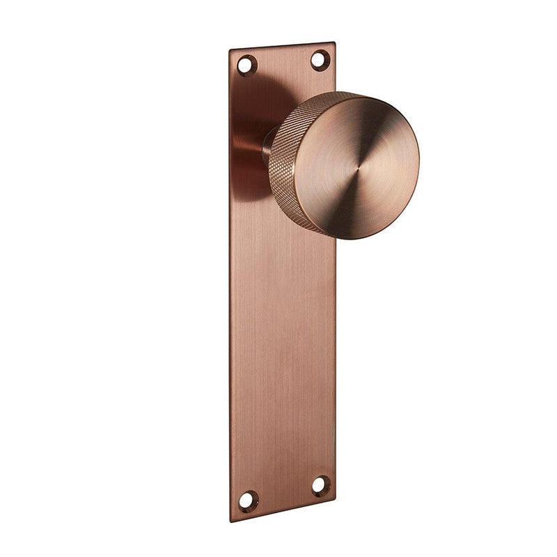 Zermatt Satin Copper Handle Ironmongery Ironmongery LPD Doors 