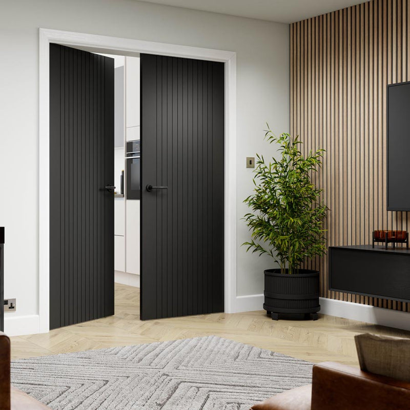 Aria Black Internal Fire Door