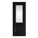 Burghley Black Glazed Laminate Internal Door