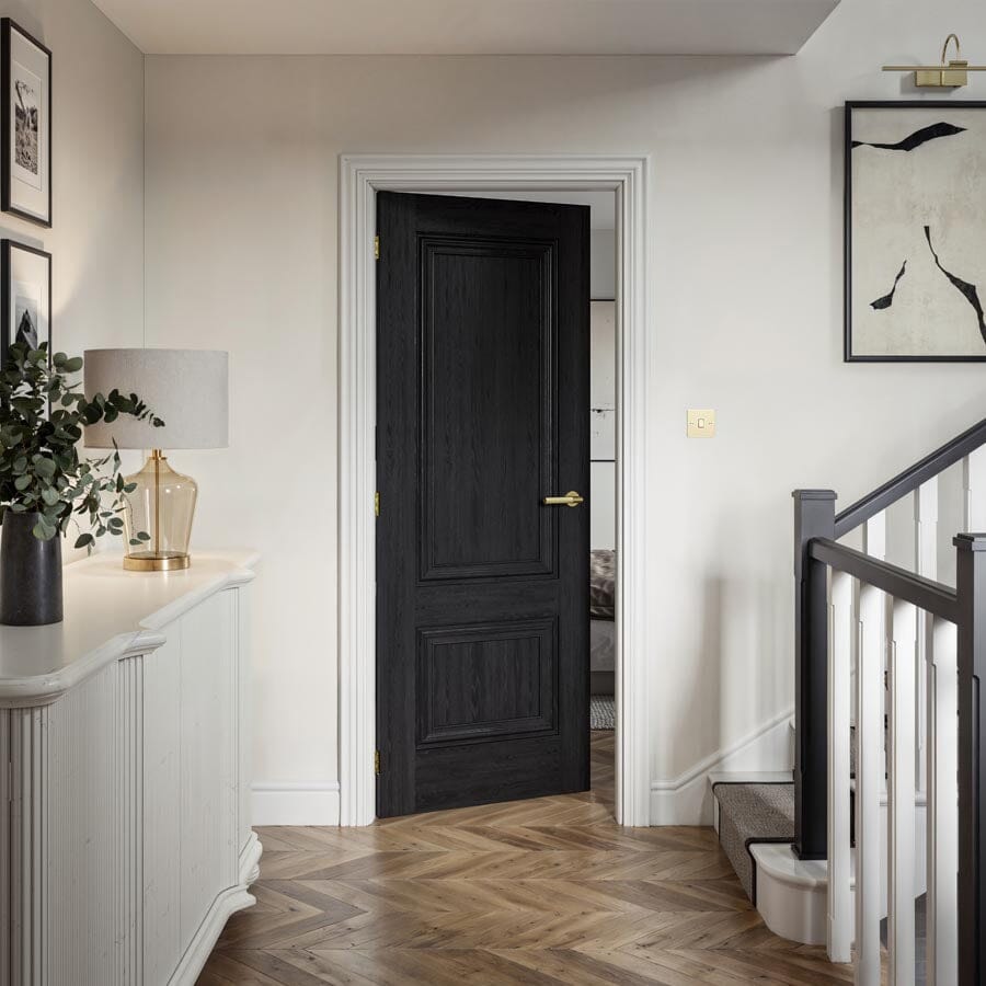 Burghley Black Laminate Internal Fire Door