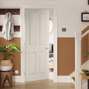 Canterbury White Grained Internal Door