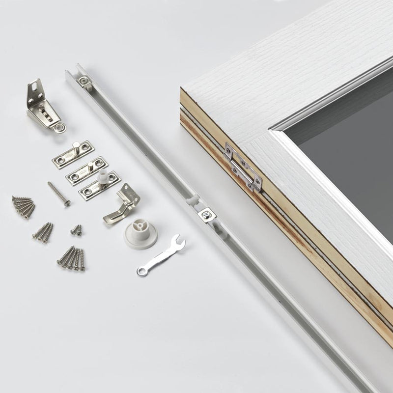 Canterbury Glazed White Bi-fold Internal Door