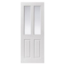 Canterbury 2 Light White Glazed Grained Internal Door