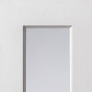 Canterbury 2 Light White Glazed Grained Internal Door