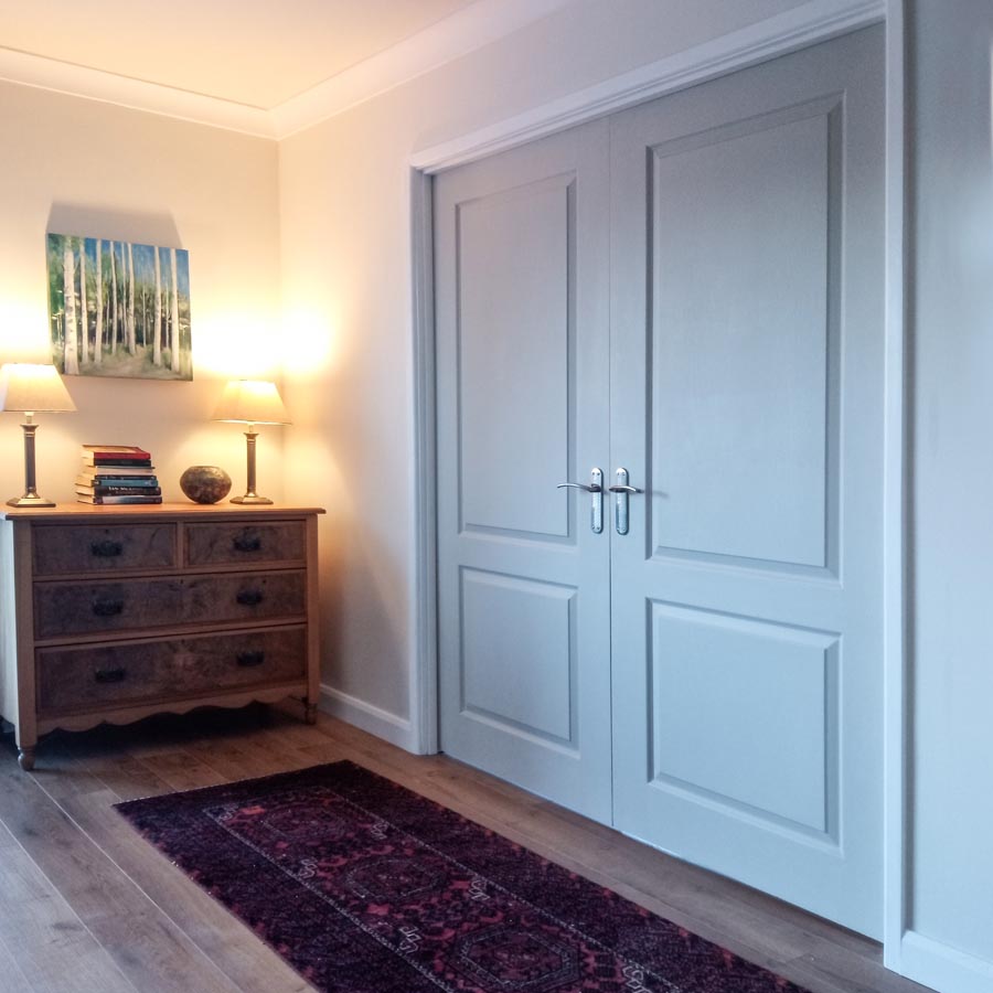 Caprice White Grained Internal Door