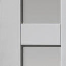 Cayman White Glazed Internal Bi-fold Door