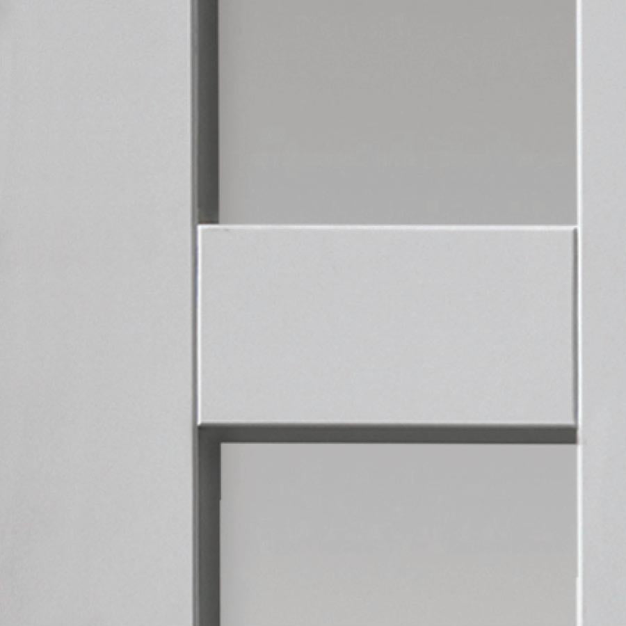 Cayman White Glazed Internal Bi-fold Door