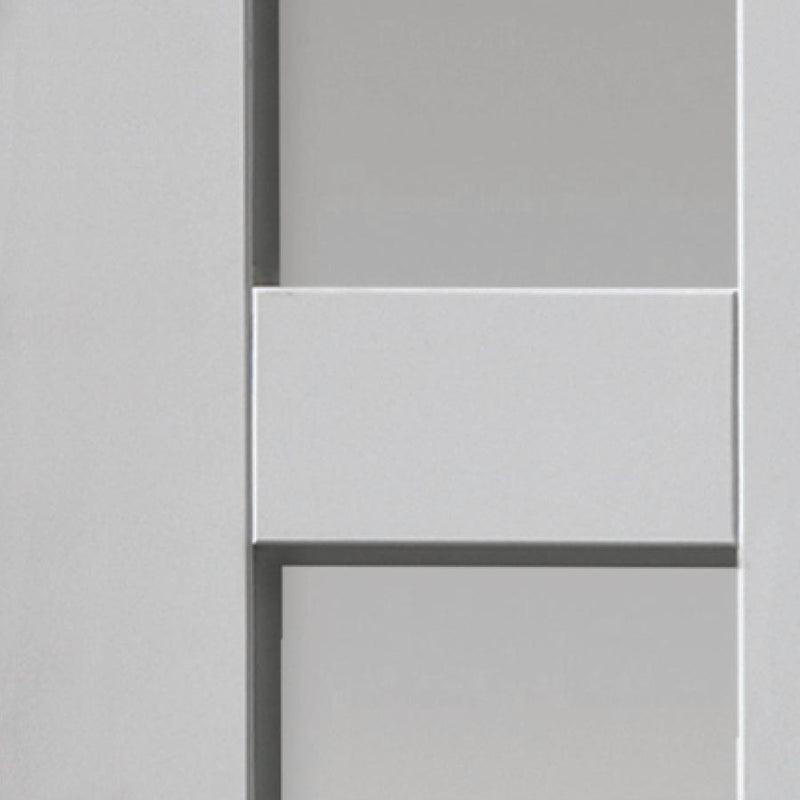 Cayman White Glazed Internal Bi-fold Door