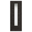 Tigris Dark Grey Glazed Laminate Internal Door