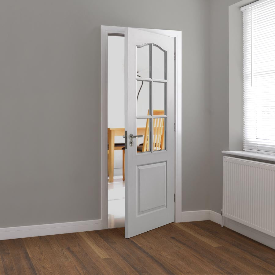 Classique 6 Light White Glazed Internal Door