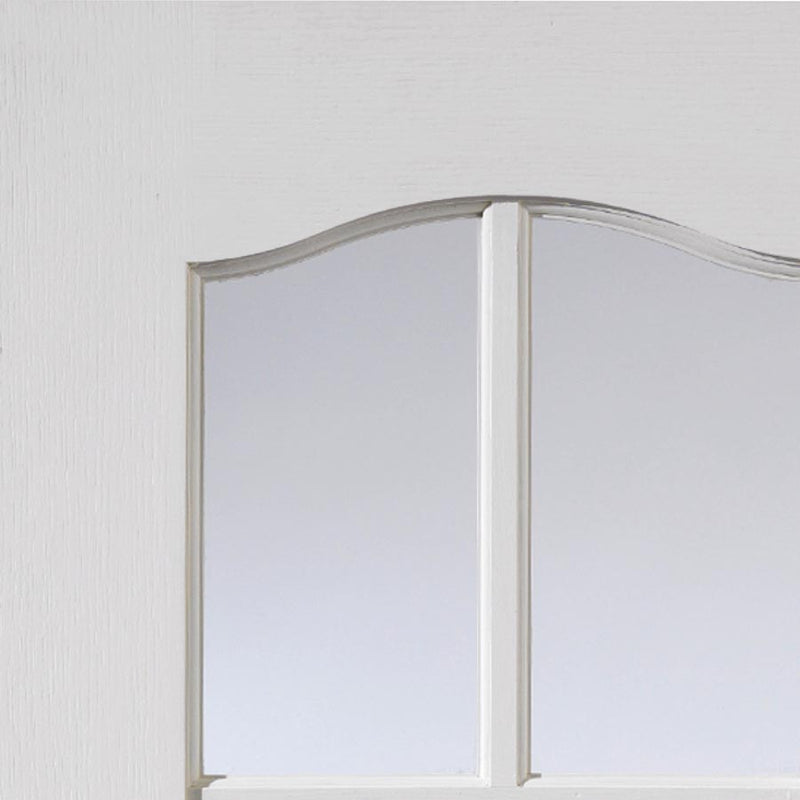 Classique 6 Light White Glazed Internal Door Pair