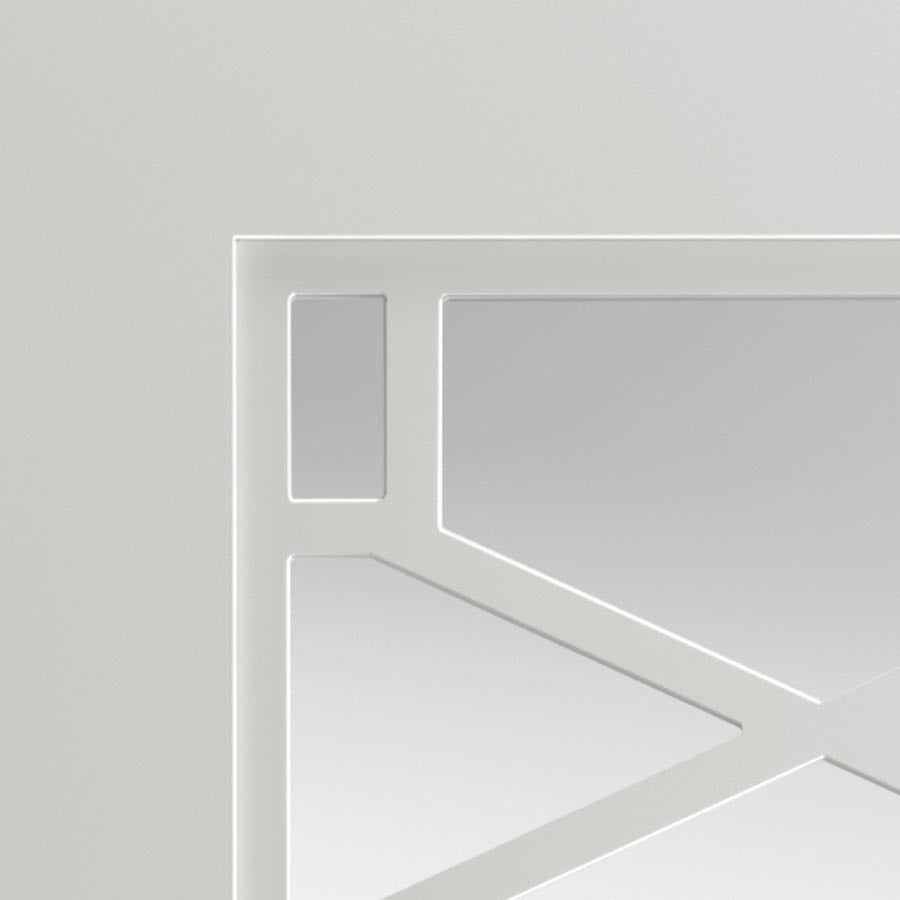 Quartz Glazed White Internal Door