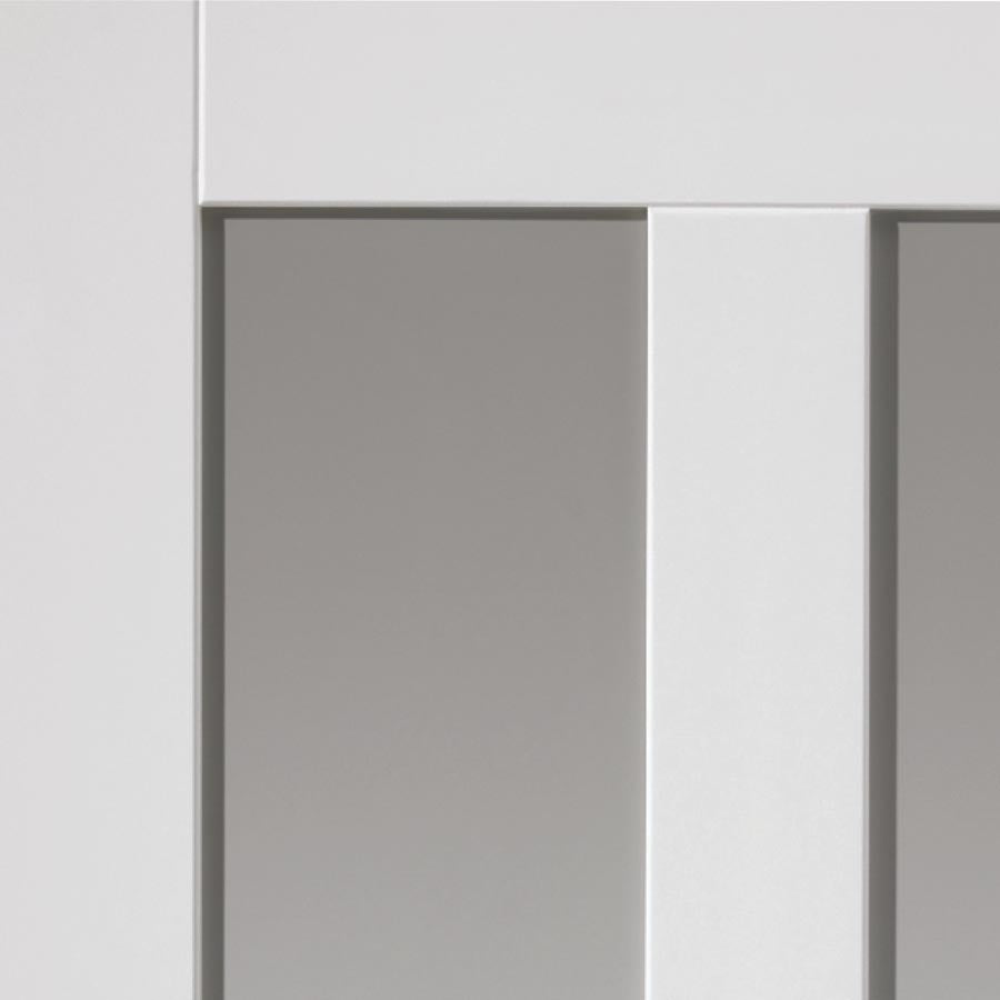 Rushmore White Clear Glazed Internal Door