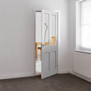 Rushmore White Clear Glazed Internal Door
