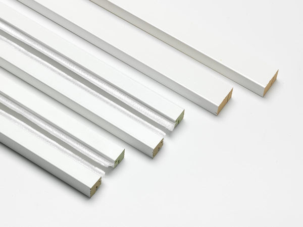 White Primed Double Pocket Door Kit