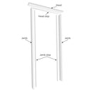 Universal Primed Door Lining Set 133mm