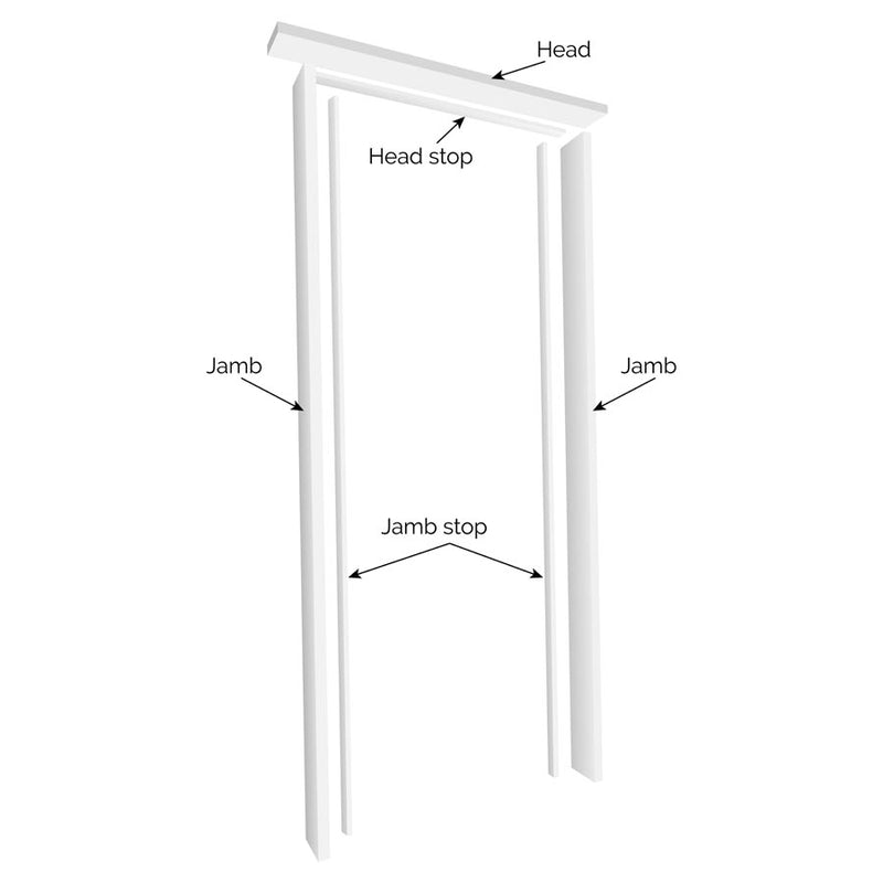 Universal Primed Door Lining Set 108mm