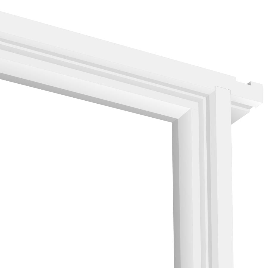 Trenched Primed Fire Door Lining Set 108mm