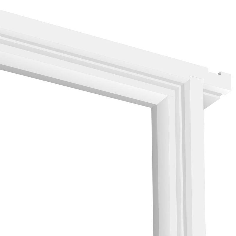 Trenched Primed Fire Door Lining Set 108mm