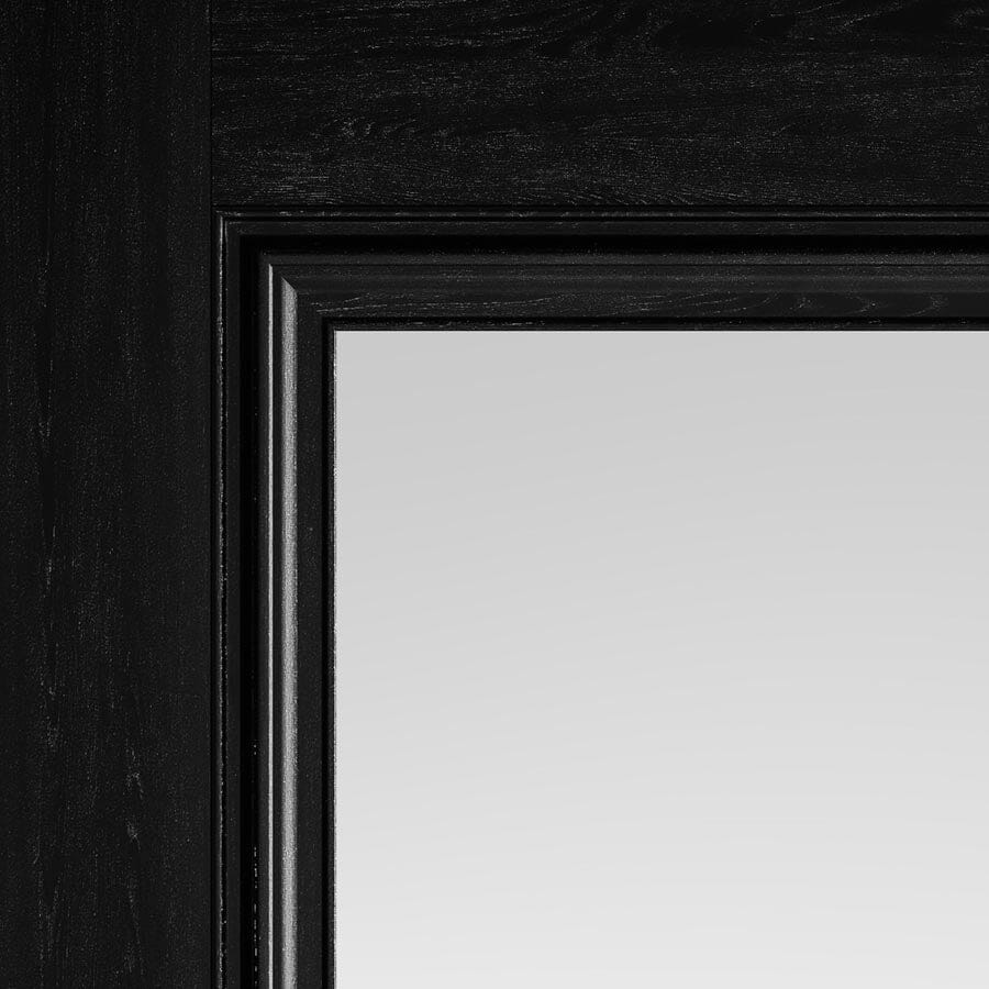 Haddon Black Glazed Laminate Internal Door