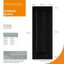Haddon Black Laminate Internal Fire Door