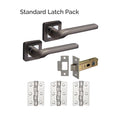 Austin Dark Grey Privacy Latch Pack
