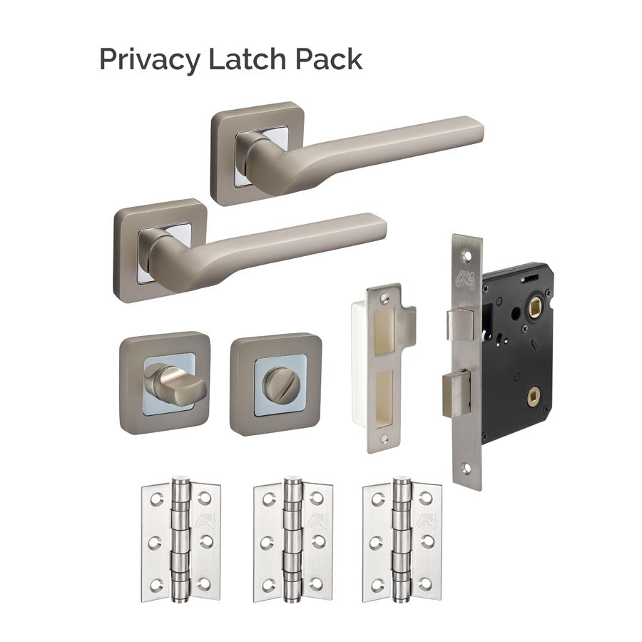 Austin Light Grey Privacy Latch Pack