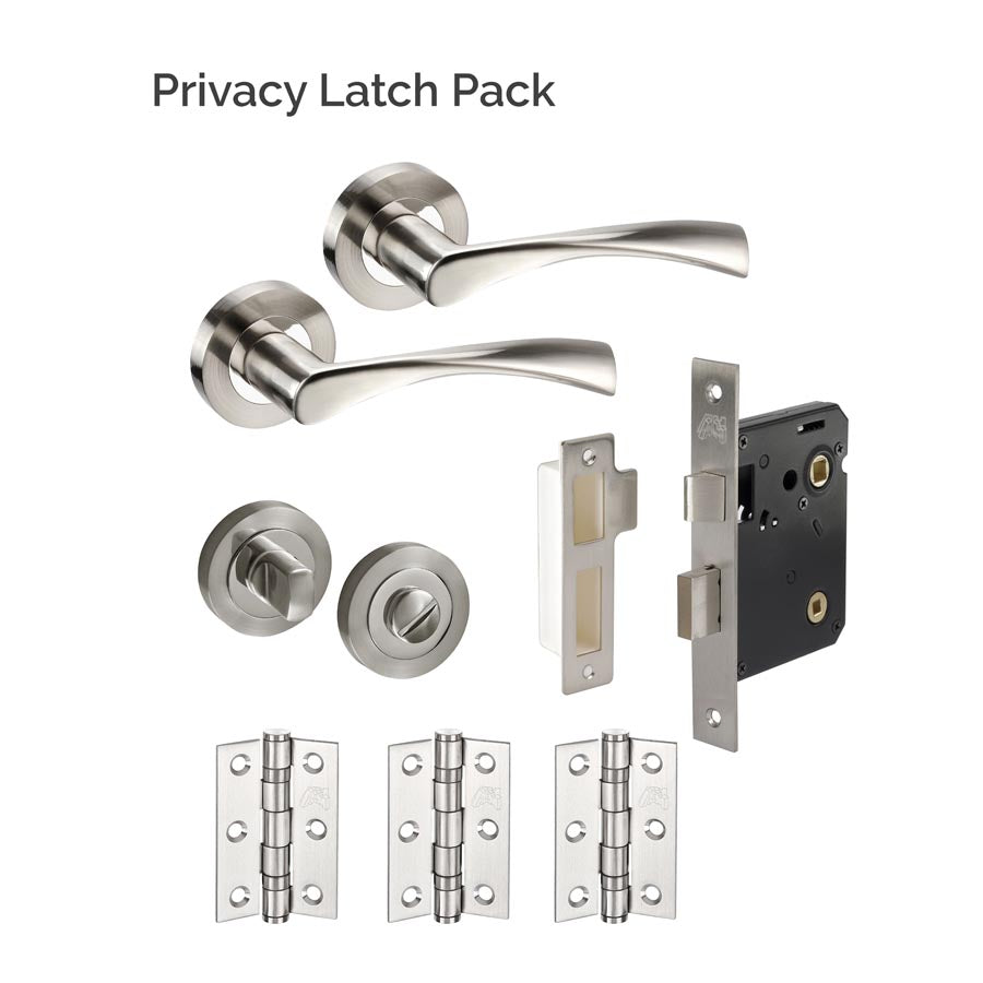 Boston Satin Privacy Latch Pack