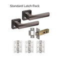 Denver Dark Grey Privacy Latch Pack