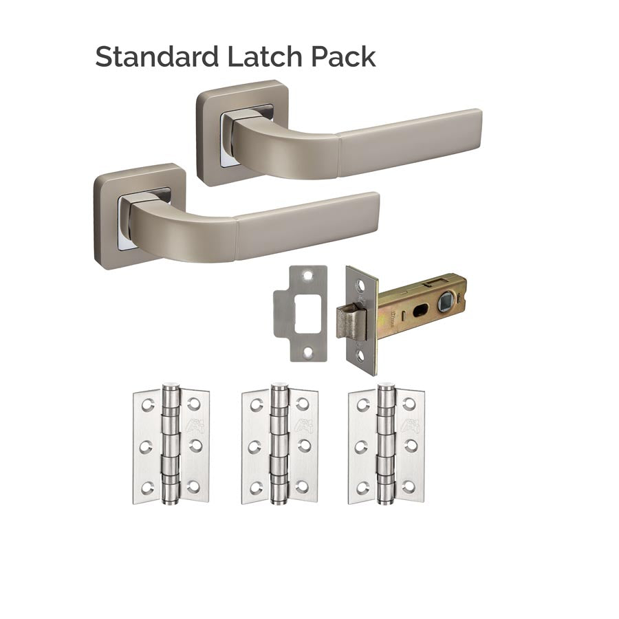 Houston Light Grey Privacy Latch Pack
