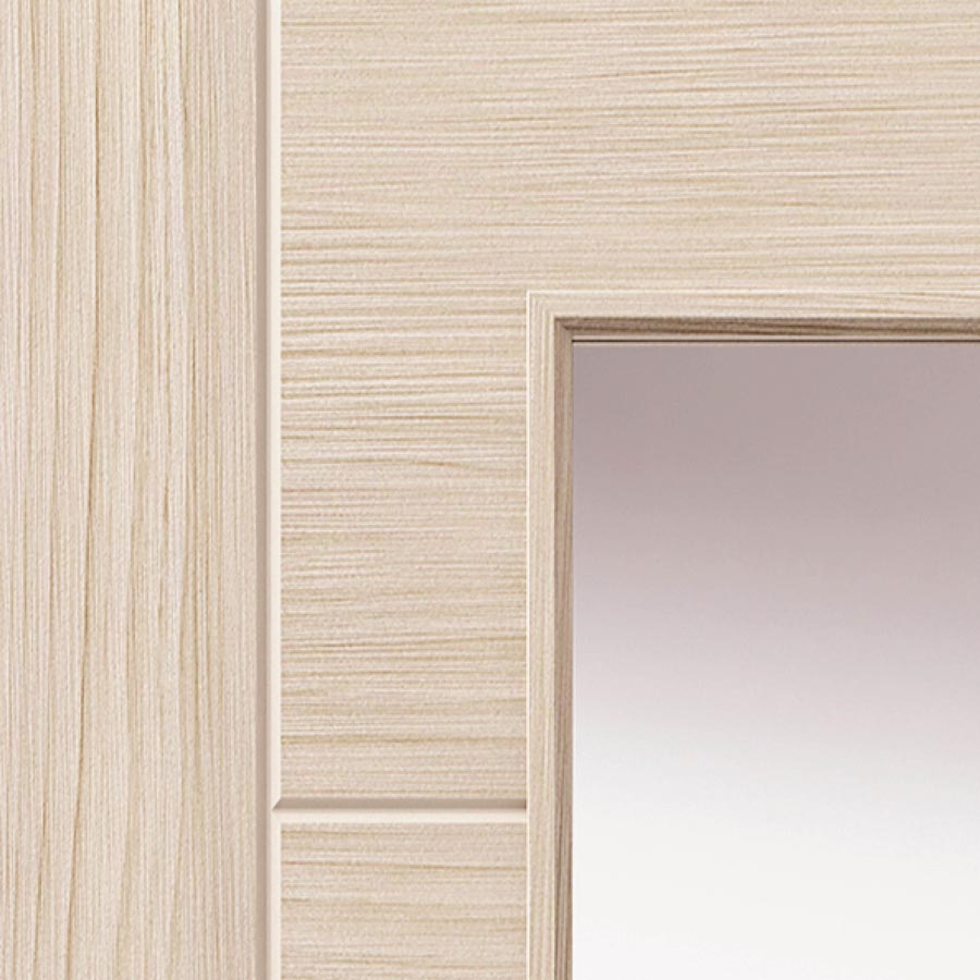 Tigris Ivory Glazed Laminate Internal Door