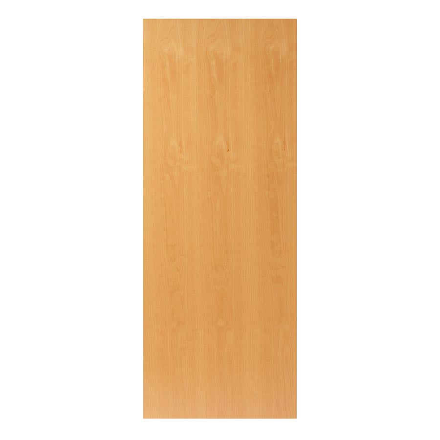 Beech veneered flush