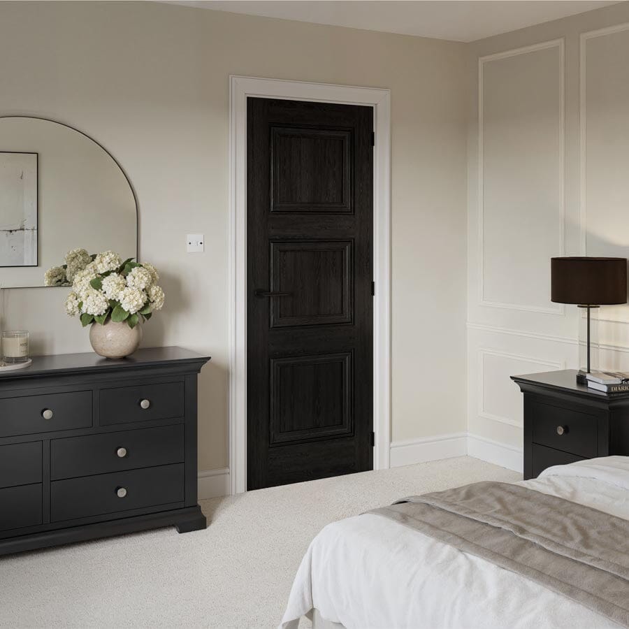 Kedleston Black Laminate Internal Door