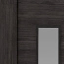 Alabama Dark Grey Glazed Laminate Internal Door