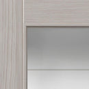 Tigris Light Grey Full Glazed Laminate Internal Door