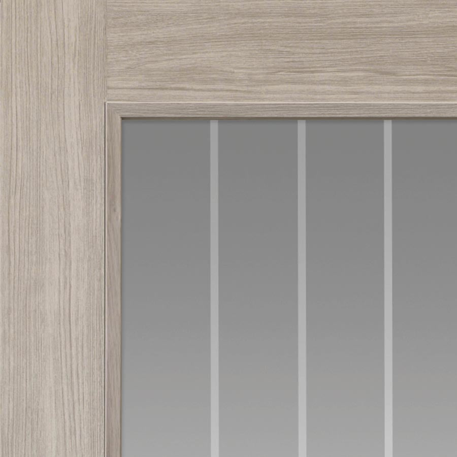 Colorado Grey Glazed Laminate Internal Door