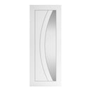 Sicily White Primed Clear Glazed Internal Door