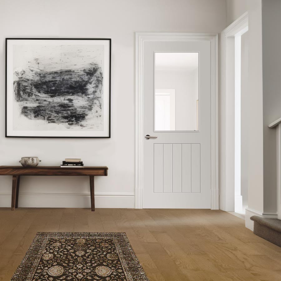 Thames White Half Light Glazed Internal Door