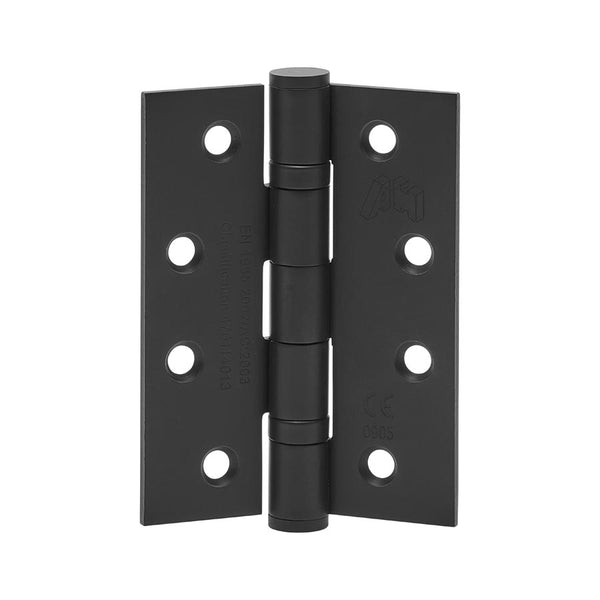 FD30 Matt Black Stainless Steel Ball Bearing Hinge Pack of 3