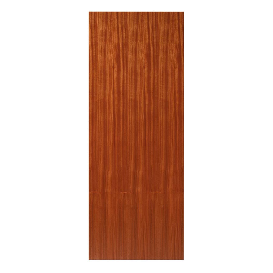 Sapele veneered flush