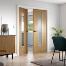 Aria Oak Glazed Internal Door