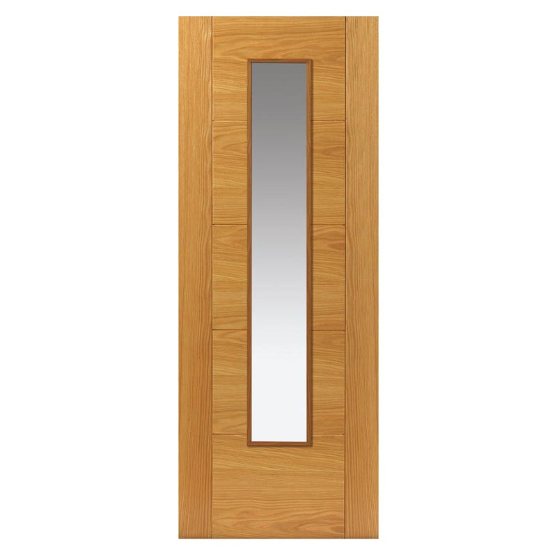Tigris Oak Slim Glazed Internal Fire Door