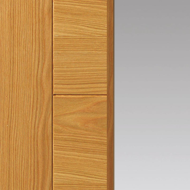 Tigris Oak Slim Glazed Internal Fire Door