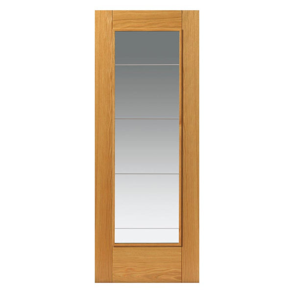 Tigris Oak Full Glazed Internal Door