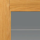 Tigris Oak Full Glazed Internal Door
