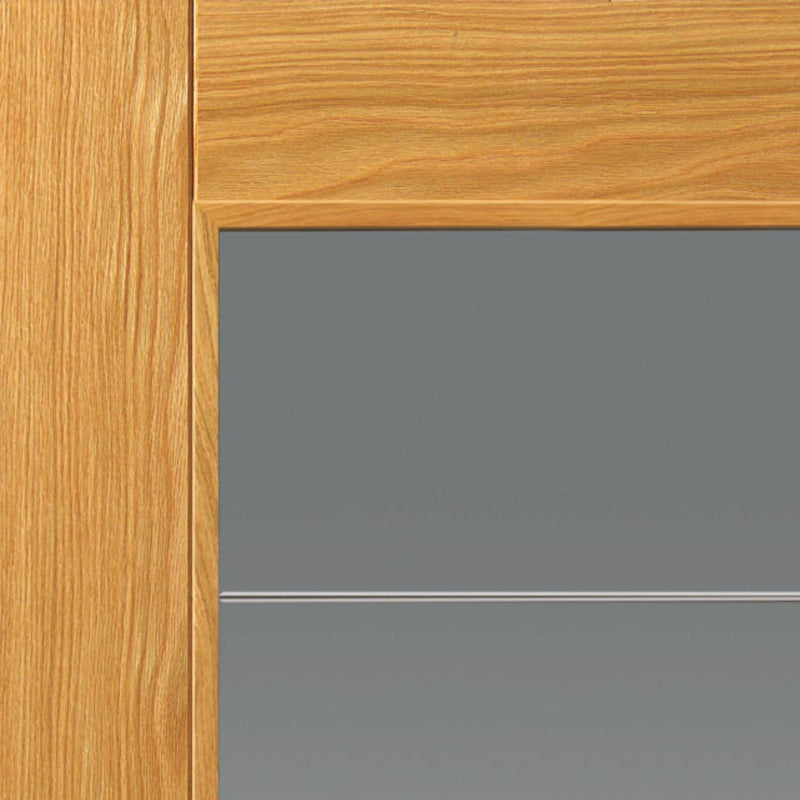 Tigris Oak Full Glazed Internal Door