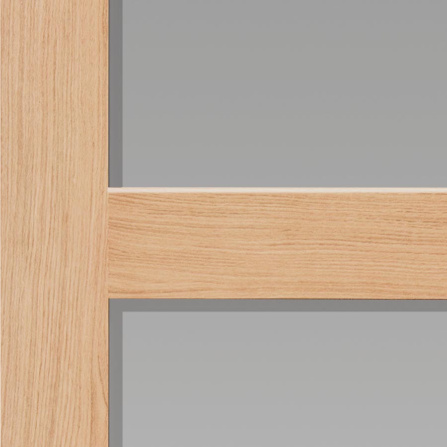 Nevis Oak Glazed Internal Door